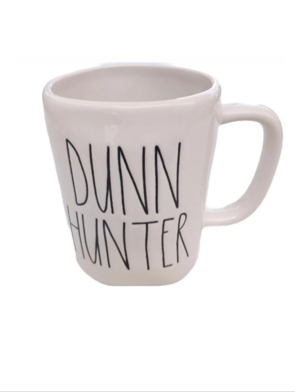 NWOT Rae Dunn Artisan Collection Ceramic White Mug | DUNN HUNTER